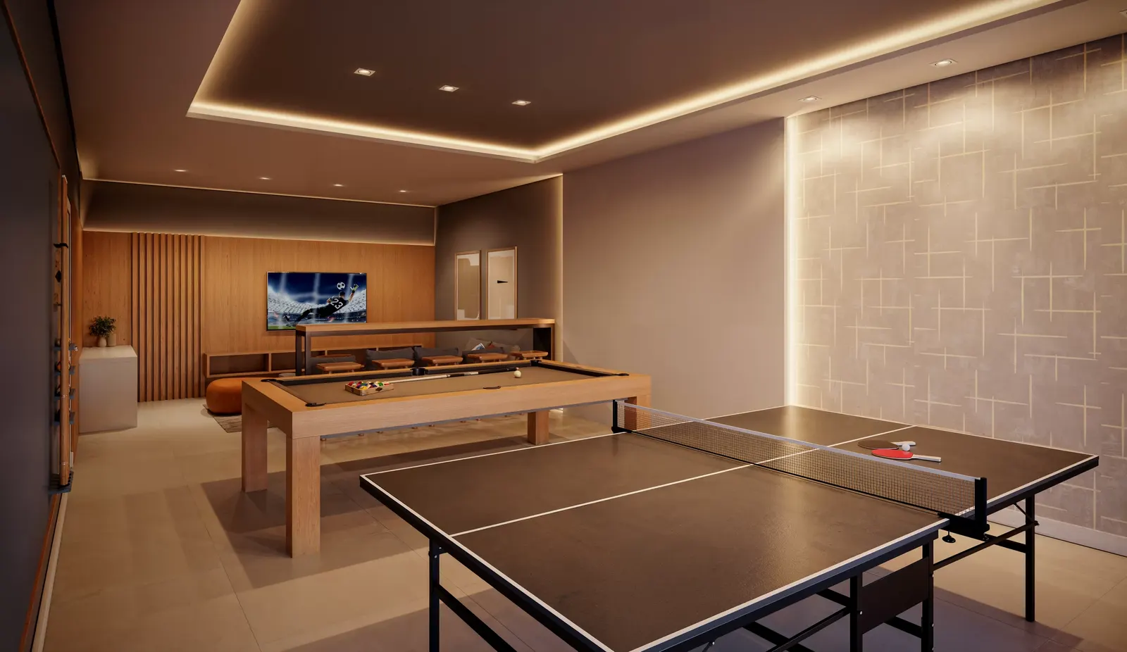 Sala de jogos do Casa Tua